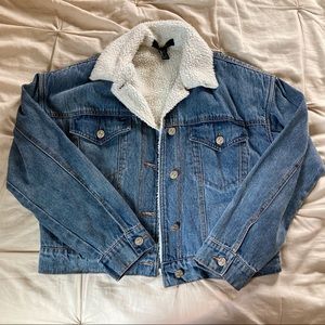Denim Sherpa Jacket